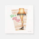 Search for christmas story paper napkins Leg lamp