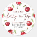 Search for red baby shower girl stickers Cute