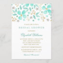 Search for mint and gold bridal shower invitations Modern
