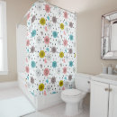 Search for retro atomic pattern shower curtains Vintage