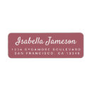 Search for purple monogram return address labels Chic