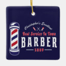 Search for barbershop christmas tree decorations Barber pole