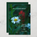 Search for floral 75th birthday invitations Flower