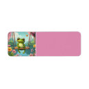 Search for frog return address labels Colourful
