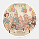 Search for happy design stickers Celebration