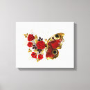 Search for rose gold canvas prints Red