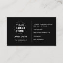 Search for owned business cards Modern minimalist