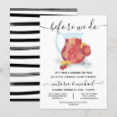Search for rehearsal cocktail party invitations Watercolor