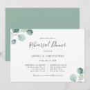 Search for eucalyptus rehearsal dinner invitations Sage green