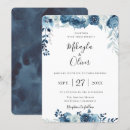 Search for navy blue watercolor invitations Floral