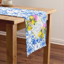 Search for blue tiles table runners Santorini