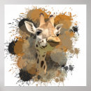 Search for giraffe painting posters Animals