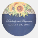 Search for sunflower on burlap wedding stickers Floral