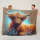 Search for highland cow blankets Flowers
