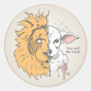 Search for lion and the lamb stickers Christian