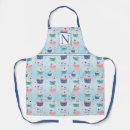 Search for cup cake long aprons Blue