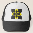 Search for abstract flower hats Black