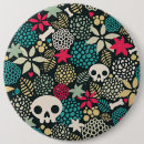 Search for halloween buttons badges Sugar skull