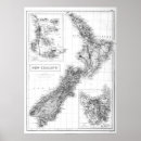 Search for vintage new zealand map posters Old