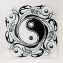 Search for yin yang puzzles Black and white