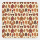 Search for autumn fall leaves stickers Brown