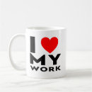 Search for i love my boss mugs Heart