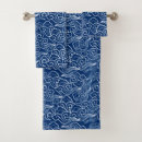 Search for cobalt blue bath towels Blue and white