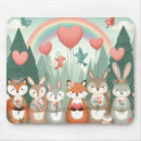 Search for cute creatures mouse mats Rainbow