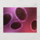 Search for germs postcards Close up