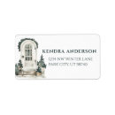 Search for new return address labels Front door