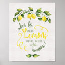 Search for when life gives you lemons posters Typography