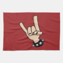 Search for rock music tea towels Cartoon
