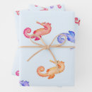 Search for seahorse wrapping paper Marine life