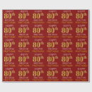 Search for happy 80th birthday wrapping paper 80 years old