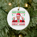 Search for trump christmas tree decorations Make
