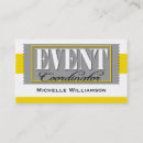 Search for event coordinator business cards Professional