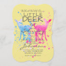 Search for deer gender reveal invitations Hunting