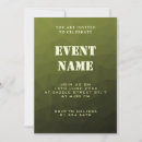 Search for army green invitations Pattern