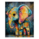 Search for colorful elephant posters Abstract