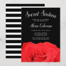 Search for red rose sweet 16 invitations Gothic