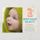 Search for teal 1st birthday invitations Blue