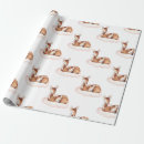 Search for pink deer wrapping paper Baby shower