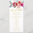 Search for gold foil wedding programs Flowers