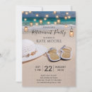 Search for beach retirement invitations String lights