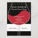 Search for red wine glass invitations Modern