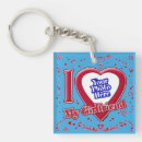 Search for i love my girlfriend key rings Heart