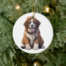 Search for saint bernard dog christmas tree decorations Rescue
