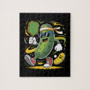 Search for pickle puzzles Pickleball player