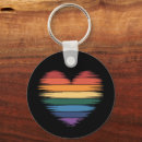 Search for rainbow hearts key rings Love is love