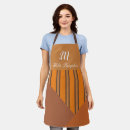 Search for brown monogram aprons Script
